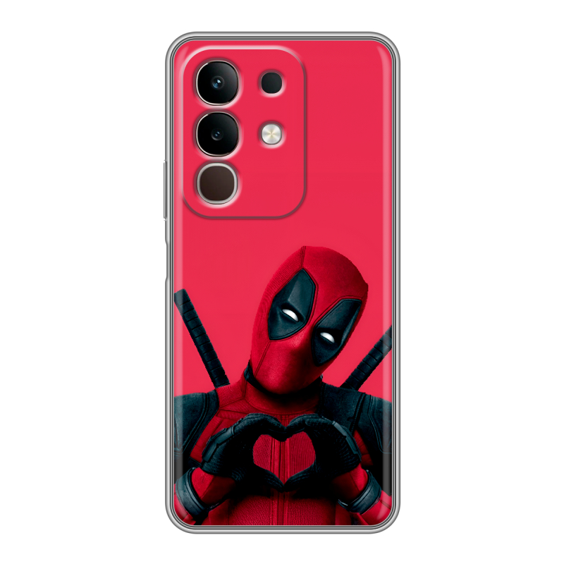Силиконовый чехол на Vivo Y29 с принтом Дедпул Deadpool Силиконовый чехол на Vivo Y29 с принтом Дедпул Deadpool