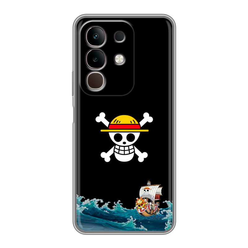 Силиконовый чехол на Vivo Y29, IQOO Z10X 5G с принтом One Piece Ван Пис Силиконовый чехол на Vivo Y29, IQOO Z10X 5G с принтом One Piece Ван Пис