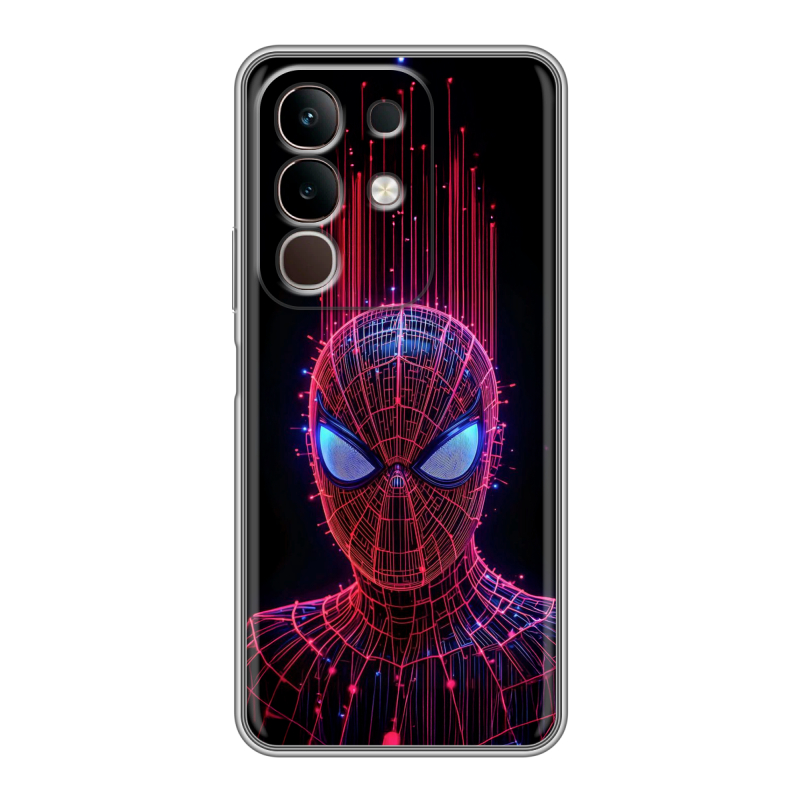 Силиконовый чехол на Vivo Y29, IQOO Z10X 5G с принтом Spiderman Человек паук Силиконовый чехол на Vivo Y29, IQOO Z10X 5G с принтом Spiderman Человек паук