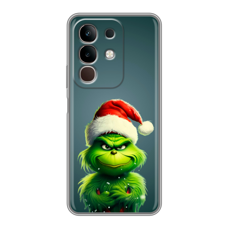 Силиконовый чехол на Vivo Y29, IQOO Z10X 5G с принтом Новый год Силиконовый чехол на Vivo Y29, IQOO Z10X 5G с принтом Новый год