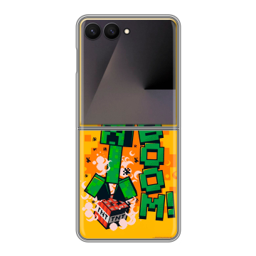 Пластиковый чехол на Samsung Galaxy Z Flip 7 с принтом Майнкрафт Minecraft Пластиковый чехол на Samsung Galaxy Z Flip 7 с принтом Майнкрафт Minecraft