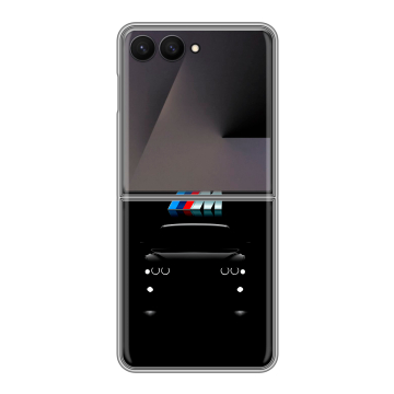 Пластиковый чехол на Samsung Galaxy Z Flip 7 с принтом БМВ BMW Пластиковый чехол на Samsung Galaxy Z Flip 7 с принтом БМВ BMW