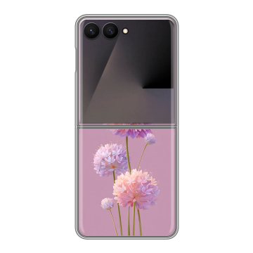 Пластиковый чехол на Samsung Galaxy Z Flip 7 с принтом Цветы Пластиковый чехол на Samsung Galaxy Z Flip 7 с принтом Цветы