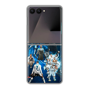 Пластиковый чехол на Samsung Galaxy Z Flip 7 с принтом Реал Роналдо Пластиковый чехол на Samsung Galaxy Z Flip 7 с принтом Реал Роналдо
