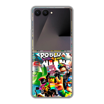 Пластиковый чехол на Samsung Galaxy Z Flip 7 с принтом Roblox Роблокс Пластиковый чехол на Samsung Galaxy Z Flip 7 с принтом Roblox Роблокс