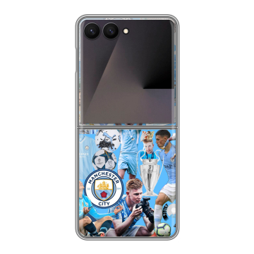 Пластиковый чехол на Samsung Galaxy Z Flip 7 с принтом Man City Манчестер Сити Пластиковый чехол на Samsung Galaxy Z Flip 7 с принтом Man City Манчестер Сити