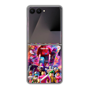 Пластиковый чехол на Samsung Galaxy Z Flip 7 с принтом Roblox Роблокс Пластиковый чехол на Samsung Galaxy Z Flip 7 с принтом Roblox Роблокс