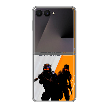 Пластиковый чехол на Samsung Galaxy Z Flip 7 с принтом Counter Strike Пластиковый чехол на Samsung Galaxy Z Flip 7 с принтом Counter Strike