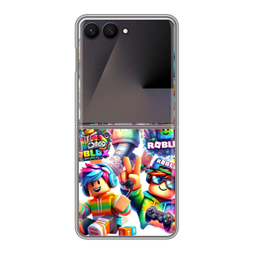 Пластиковый чехол на Samsung Galaxy Z Flip 7 с принтом Roblox Роблокс Пластиковый чехол на Samsung Galaxy Z Flip 7 с принтом Roblox Роблокс