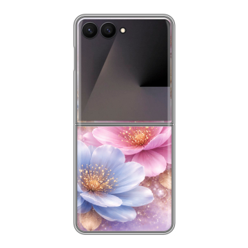 Пластиковый чехол на Samsung Galaxy Z Flip 7 с принтом женский