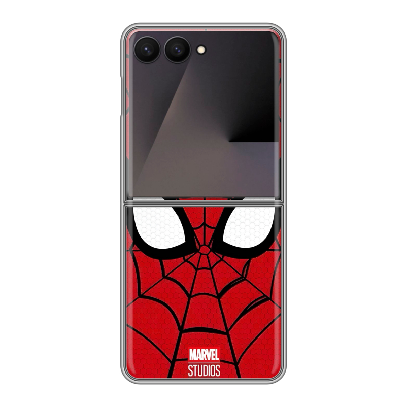 Пластиковый чехол на Samsung Galaxy Z Flip 7 с принтом человек паук spiderman Пластиковый чехол на Samsung Galaxy Z Flip 7 с принтом человек паук spiderman
