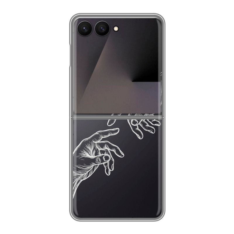 Пластиковый чехол на Samsung Galaxy Z Flip 7 с принтом Сотворение мира Пластиковый чехол на Samsung Galaxy Z Flip 7 с принтом Сотворение мира