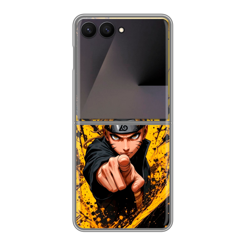 Пластиковый чехол на Samsung Galaxy Z Flip 7 с принтом Naruto Наруто Пластиковый чехол на Samsung Galaxy Z Flip 7 с принтом Naruto Наруто