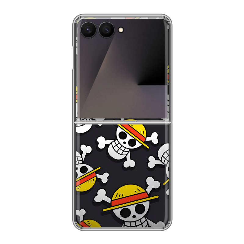 Пластиковый чехол на Samsung Galaxy Z Flip 7 с принтом One Piece Ван Пис Пластиковый чехол на Samsung Galaxy Z Flip 7 с принтом One Piece Ван Пис