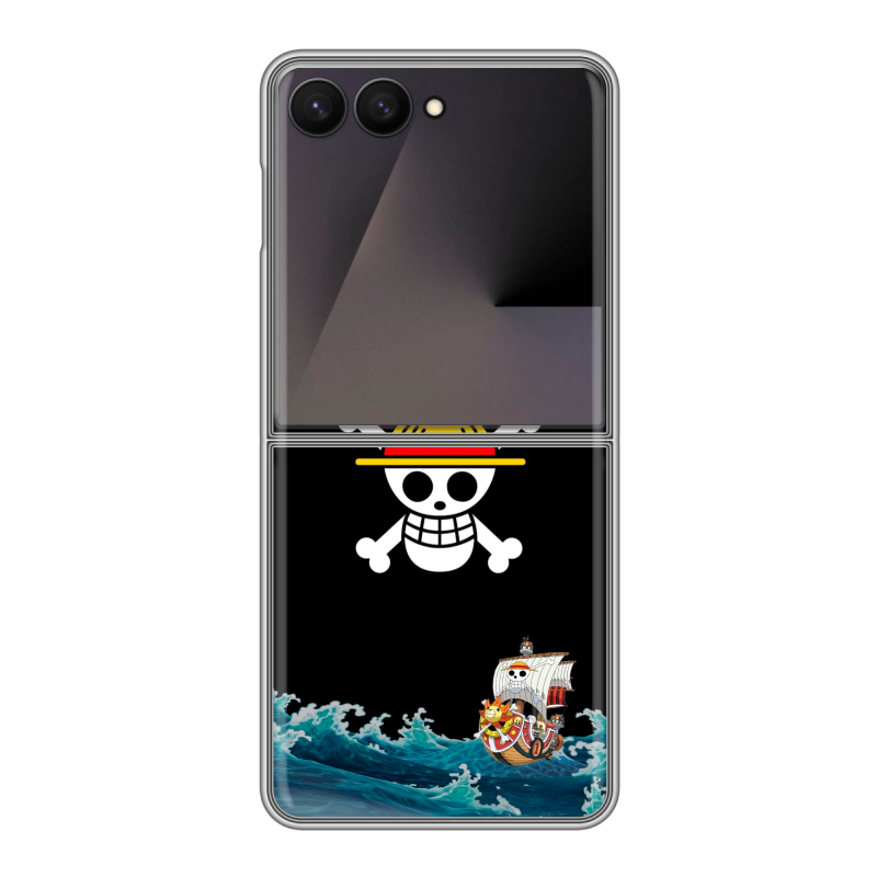 Пластиковый чехол на Samsung Galaxy Z Flip 7 с принтом One Piece Ван Пис Пластиковый чехол на Samsung Galaxy Z Flip 7 с принтом One Piece Ван Пис