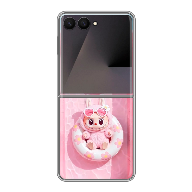 Пластиковый чехол на Samsung Galaxy Z Flip 7 с принтом Labubu Лабубу Пластиковый чехол на Samsung Galaxy Z Flip 7 с принтом Labubu Лабубу