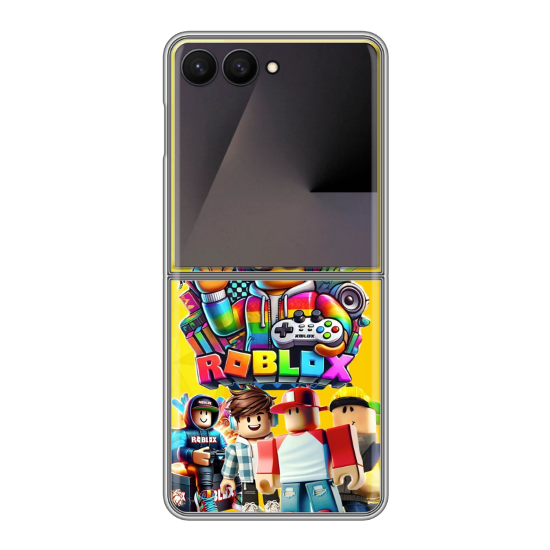 Пластиковый чехол на Samsung Galaxy Z Flip 7 с принтом Roblox Роблокс Пластиковый чехол на Samsung Galaxy Z Flip 7 с принтом Roblox Роблокс