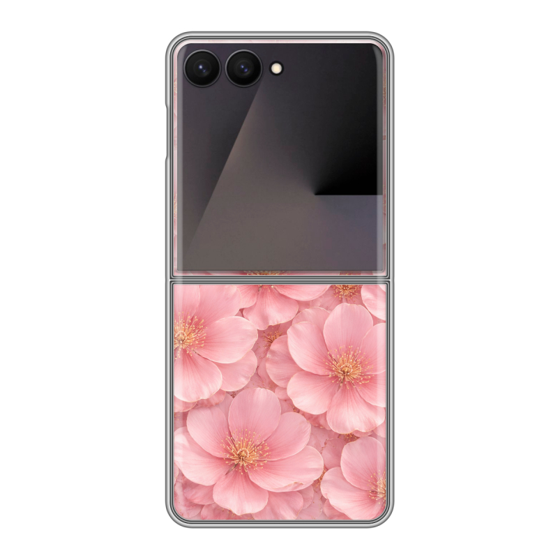 Пластиковый чехол на Samsung Galaxy Z Flip 7 с принтом женский Пластиковый чехол на Samsung Galaxy Z Flip 7 с принтом женский