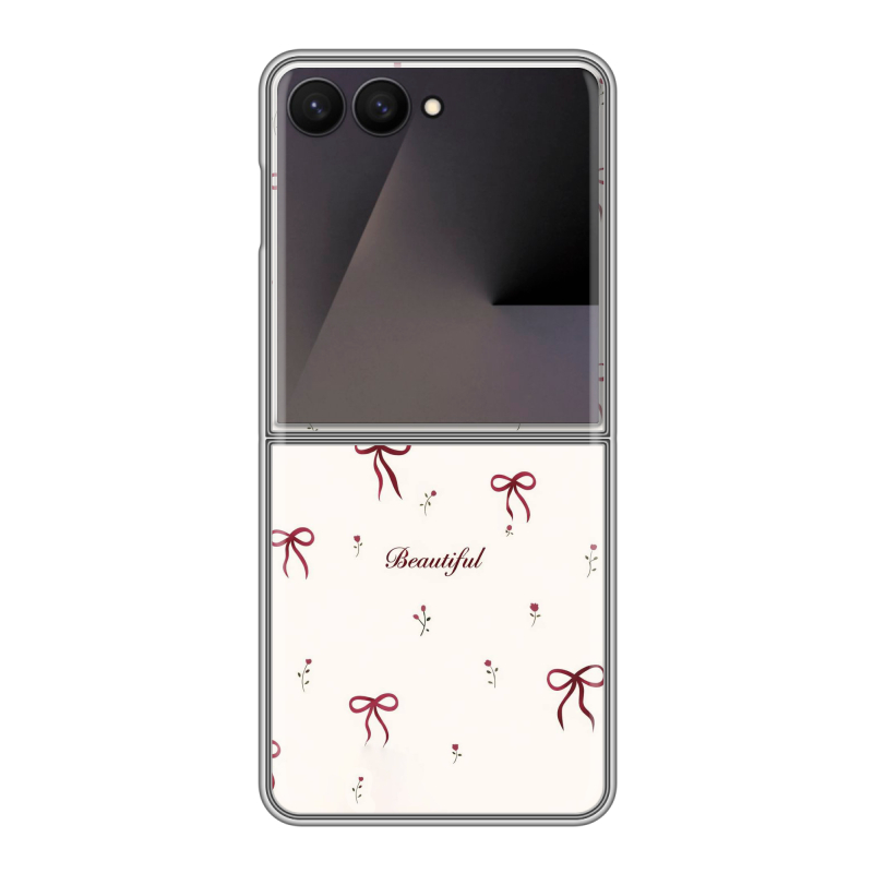 Пластиковый чехол на Samsung Galaxy Z Flip 7 с принтом для девочек Пластиковый чехол на Samsung Galaxy Z Flip 7 с принтом для девочек