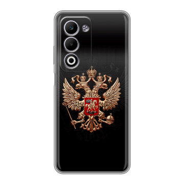 Силиконовый чехол на OPPO A5 4G с принтом Герб России Силиконовый чехол на OPPO A5 4G с принтом Герб России