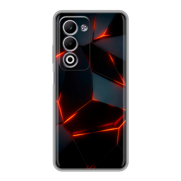 Силиконовый чехол на OPPO A5 4G с принтом Яркие абстракции Силиконовый чехол на OPPO A5 4G с принтом Яркие абстракции