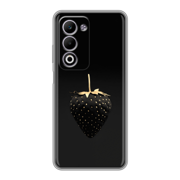 Силиконовый чехол на OPPO A5 4G с принтом Черная клубника Силиконовый чехол на OPPO A5 4G с принтом Черная клубника