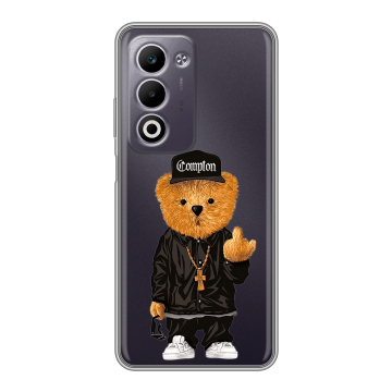 Силиконовый чехол на OPPO A5 4G с принтом Мишка