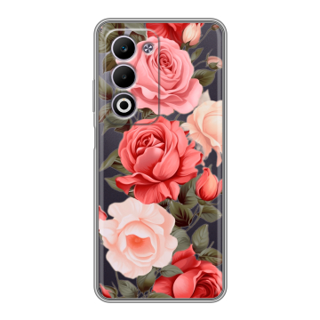 Силиконовый чехол на OPPO A5 4G с принтом Розы