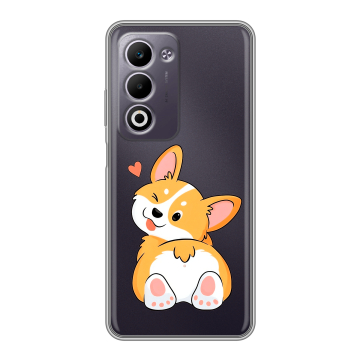 Силиконовый чехол на OPPO A5 4G с принтом Корги