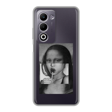 Силиконовый чехол на OPPO A5 4G с принтом Мона Лиза