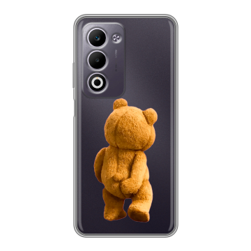 Силиконовый чехол на OPPO A5 4G с принтом Медведь Силиконовый чехол на OPPO A5 4G с принтом Медведь