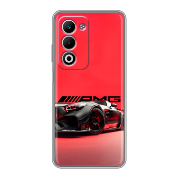 Силиконовый чехол на OPPO A5 4G с принтом Мерседес Mercedes AMG Силиконовый чехол на OPPO A5 4G с принтом Мерседес Mercedes AMG