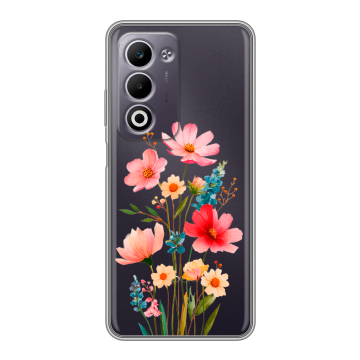 Силиконовый чехол на OPPO A5 4G с принтом Цветы Силиконовый чехол на OPPO A5 4G с принтом Цветы