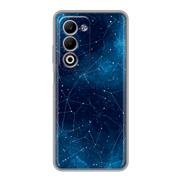 Силиконовый чехол на OPPO A5 4G с принтом Космос звезды Силиконовый чехол на OPPO A5 4G с принтом Космос звезды