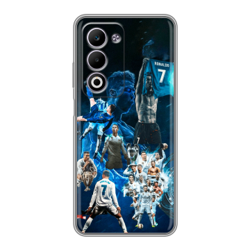 Силиконовый чехол на OPPO A5 4G с принтом Реал Роналдо