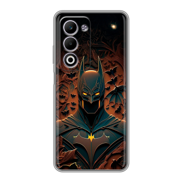 Силиконовый чехол на OPPO A5 4G с принтом Batman Бэтмен Силиконовый чехол на OPPO A5 4G с принтом Batman Бэтмен