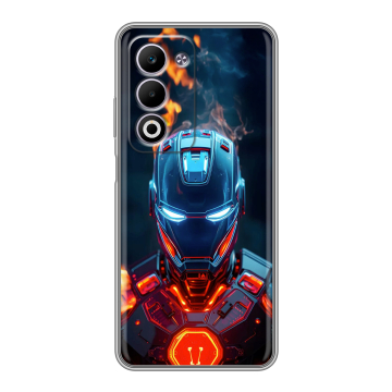 Силиконовый чехол на OPPO A5 4G с принтом IronMan Железный человек