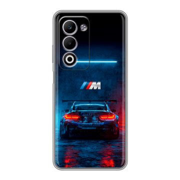 Силиконовый чехол на OPPO A5 4G с принтом BMW БМВ Силиконовый чехол на OPPO A5 4G с принтом BMW БМВ