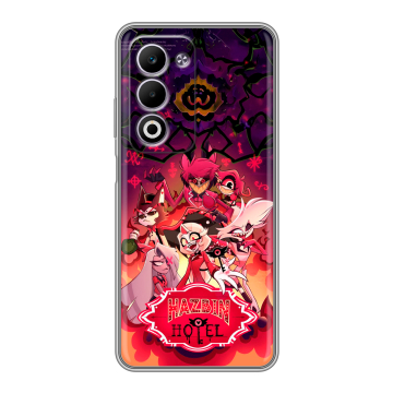 Силиконовый чехол на OPPO A5 4G с принтом Hazbin Hotel Отель Хазбин Силиконовый чехол на OPPO A5 4G с принтом Hazbin Hotel Отель Хазбин