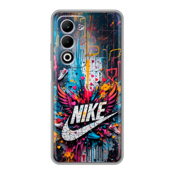 Силиконовый чехол на OPPO A5 4G с принтом Nike Найк