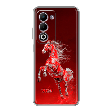 Силиконовый чехол на OPPO A5 4G с принтом Новый год Силиконовый чехол на OPPO A5 4G с принтом Новый год
