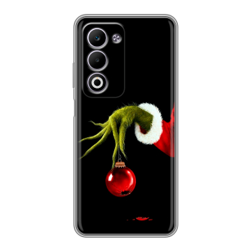 Силиконовый чехол на OPPO A5 4G с принтом Новый год Гринч Силиконовый чехол на OPPO A5 4G с принтом Новый год Гринч