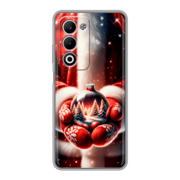 Силиконовый чехол на OPPO A5 4G с принтом Новый год Силиконовый чехол на OPPO A5 4G с принтом Новый год
