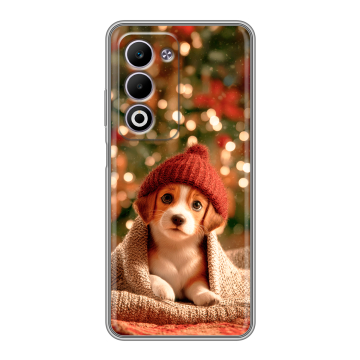 Силиконовый чехол на OPPO A5 4G с принтом Новый год