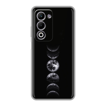 Силиконовый чехол на OPPO A5 4G с принтом женский