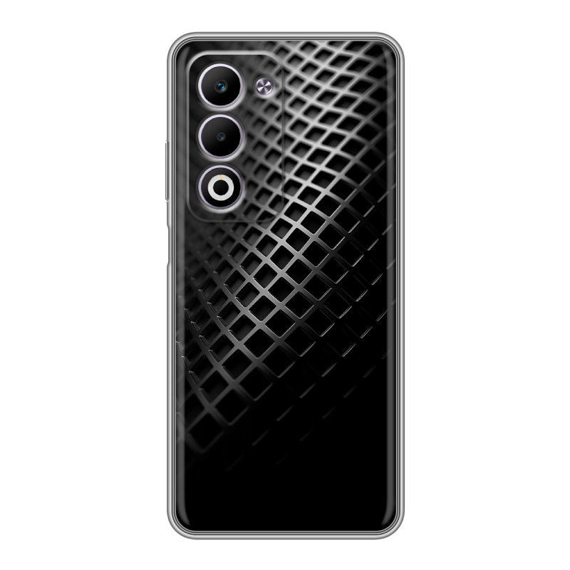 Силиконовый чехол на OPPO A5 4G с принтом Текстура металла Силиконовый чехол на OPPO A5 4G с принтом Текстура металла