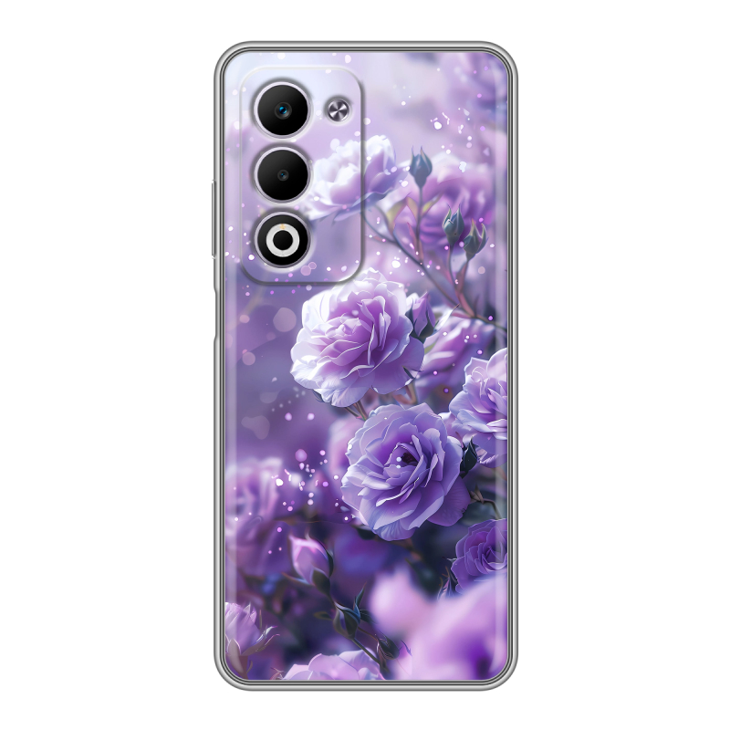 Силиконовый чехол на OPPO A5 4G с принтом Розы цветы Силиконовый чехол на OPPO A5 4G с принтом Розы цветы