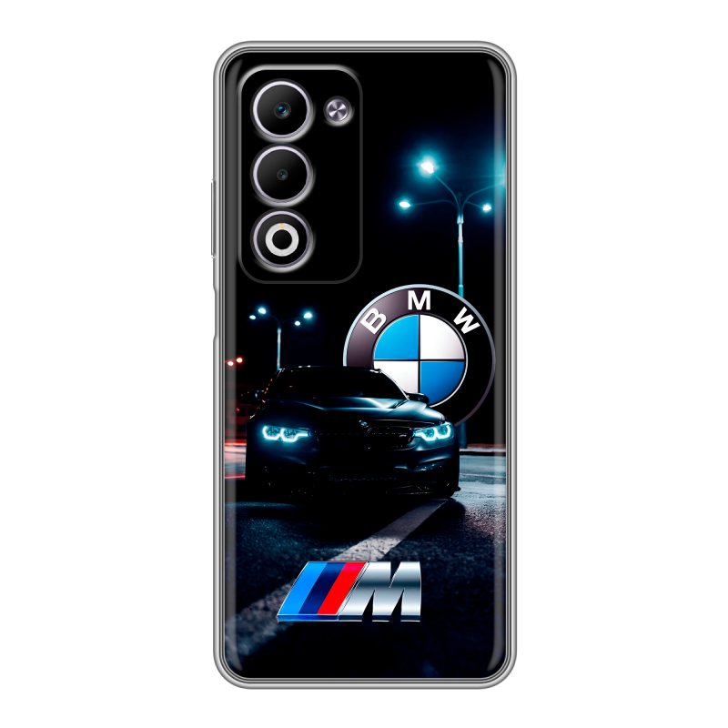 Силиконовый чехол на OPPO A5 4G с принтом БМВ BMW Силиконовый чехол на OPPO A5 4G с принтом БМВ BMW