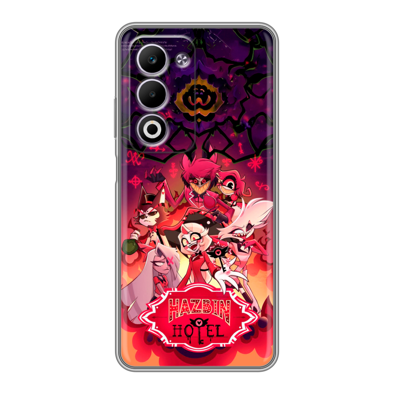 Силиконовый чехол на OPPO A5 4G с принтом Hazbin Hotel Отель Хазбин Силиконовый чехол на OPPO A5 4G с принтом Hazbin Hotel Отель Хазбин