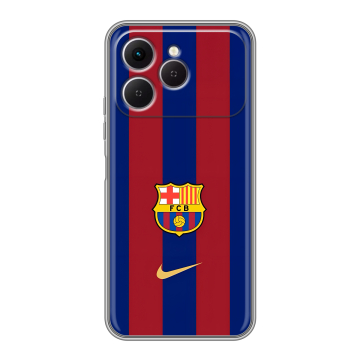 Силиконовый чехол на Tecno Spark 40 с принтом Барселона Barcelona Силиконовый чехол на Tecno Spark 40 с принтом Барселона Barcelona